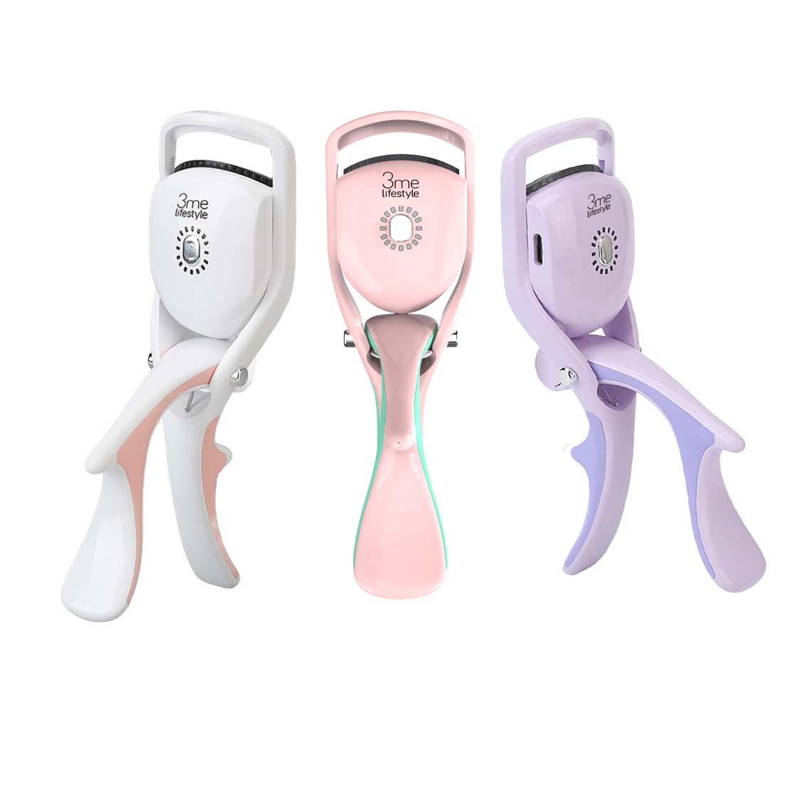 3 Temperature Control Heated Eyelash Curlers Elevate Your Lash, Rapid Heat-up, USB Rechargeable, Natural Curling 24H Long Lasting For Women Gift