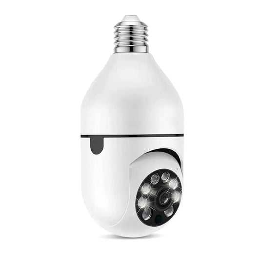 1080P Light Bulb Spy Camera - Wireless Surveillance with Motion Detection & Night Vision